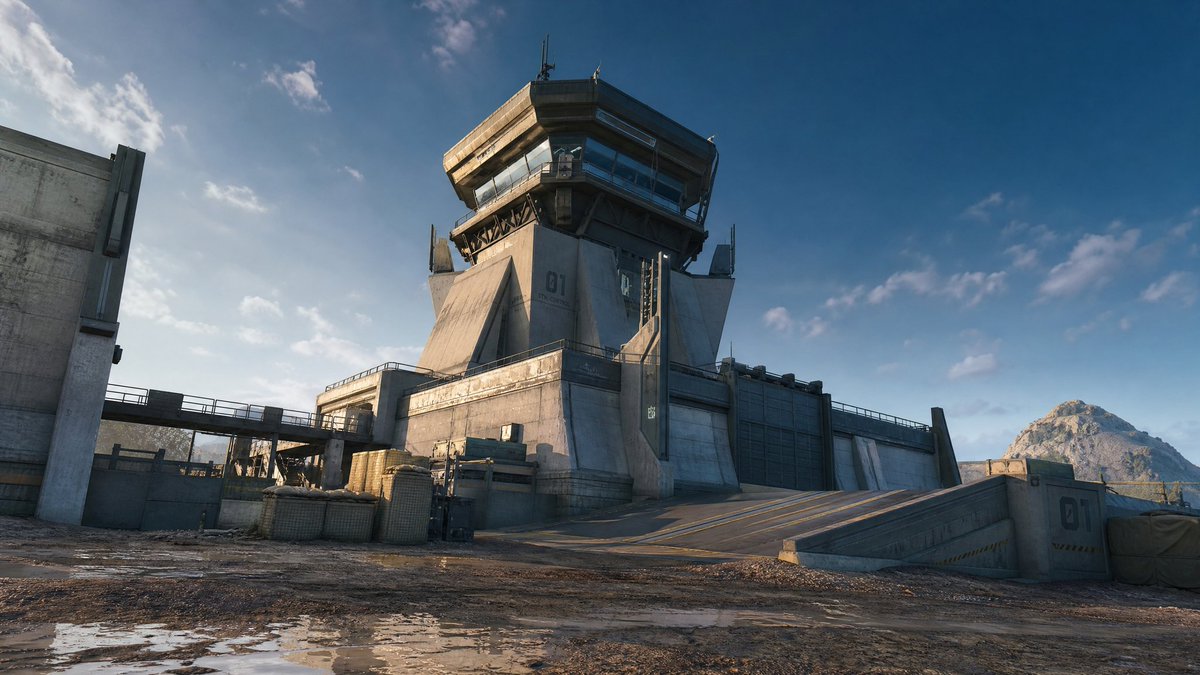 Brutalist Military Watchtower