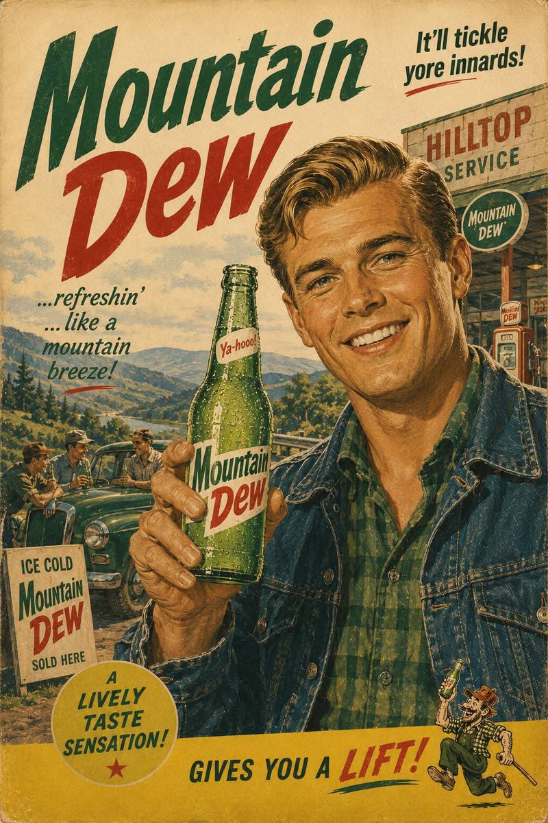 1960s American Ad Poster