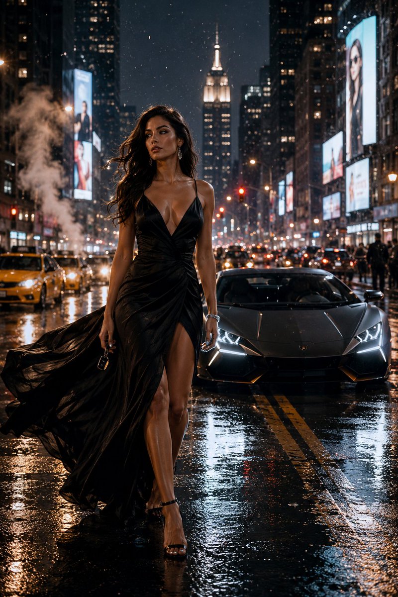 Rainy Manhattan Portrait