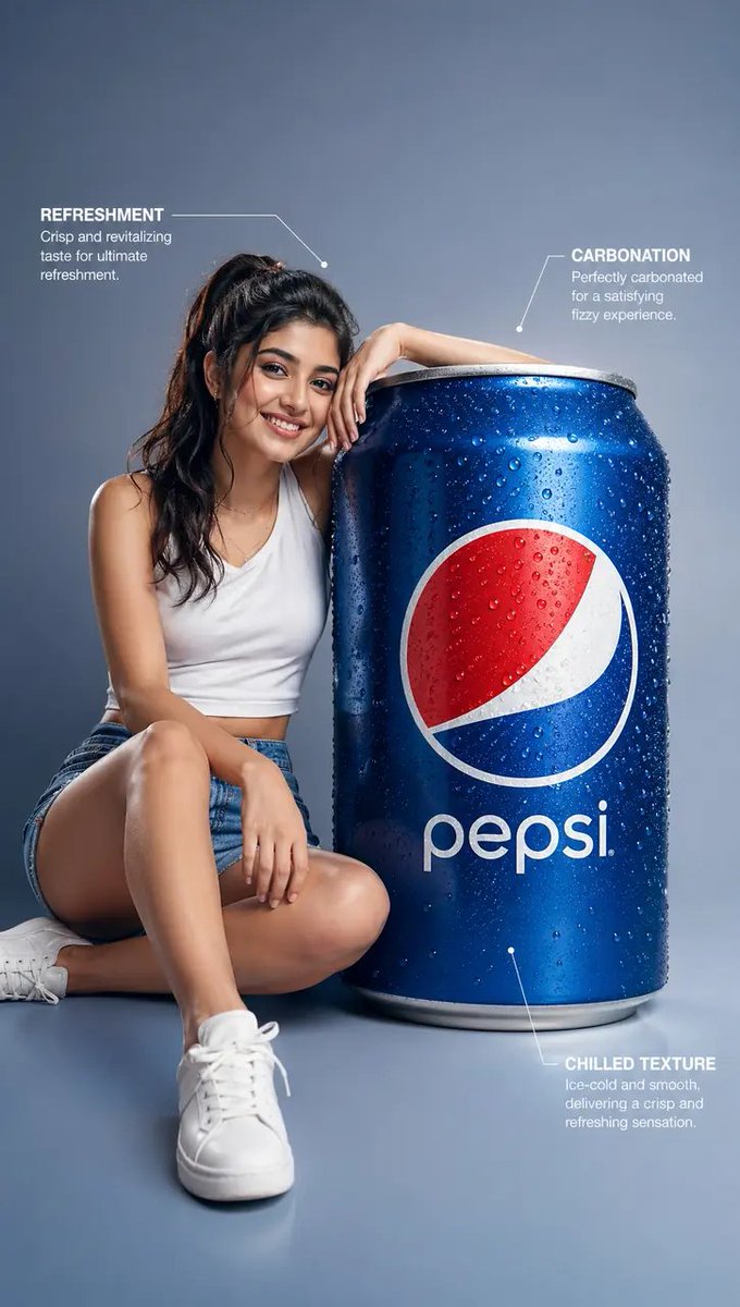 Giant Pepsi Can Surreal Ad