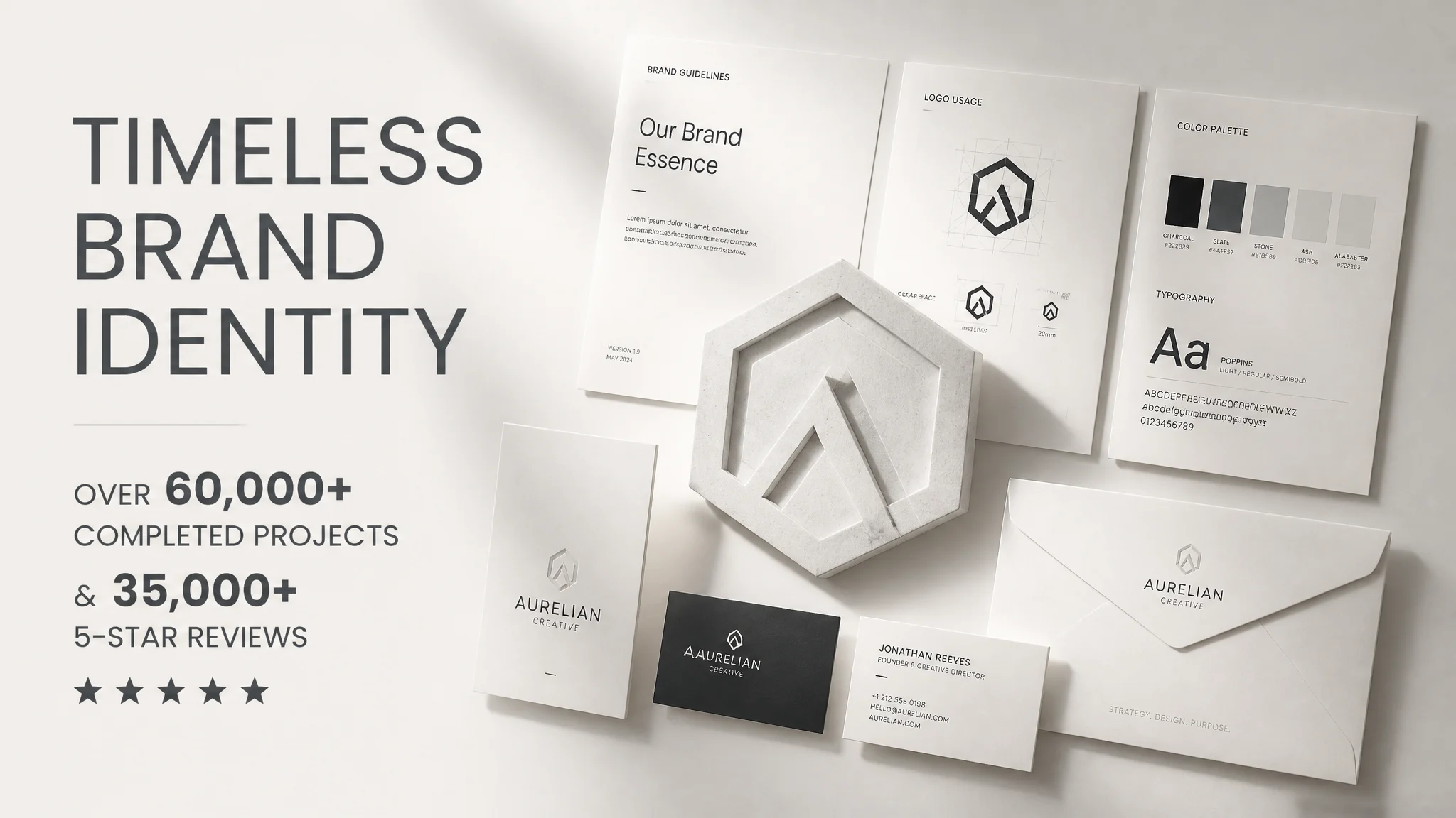 Minimal Brand Identity Ad