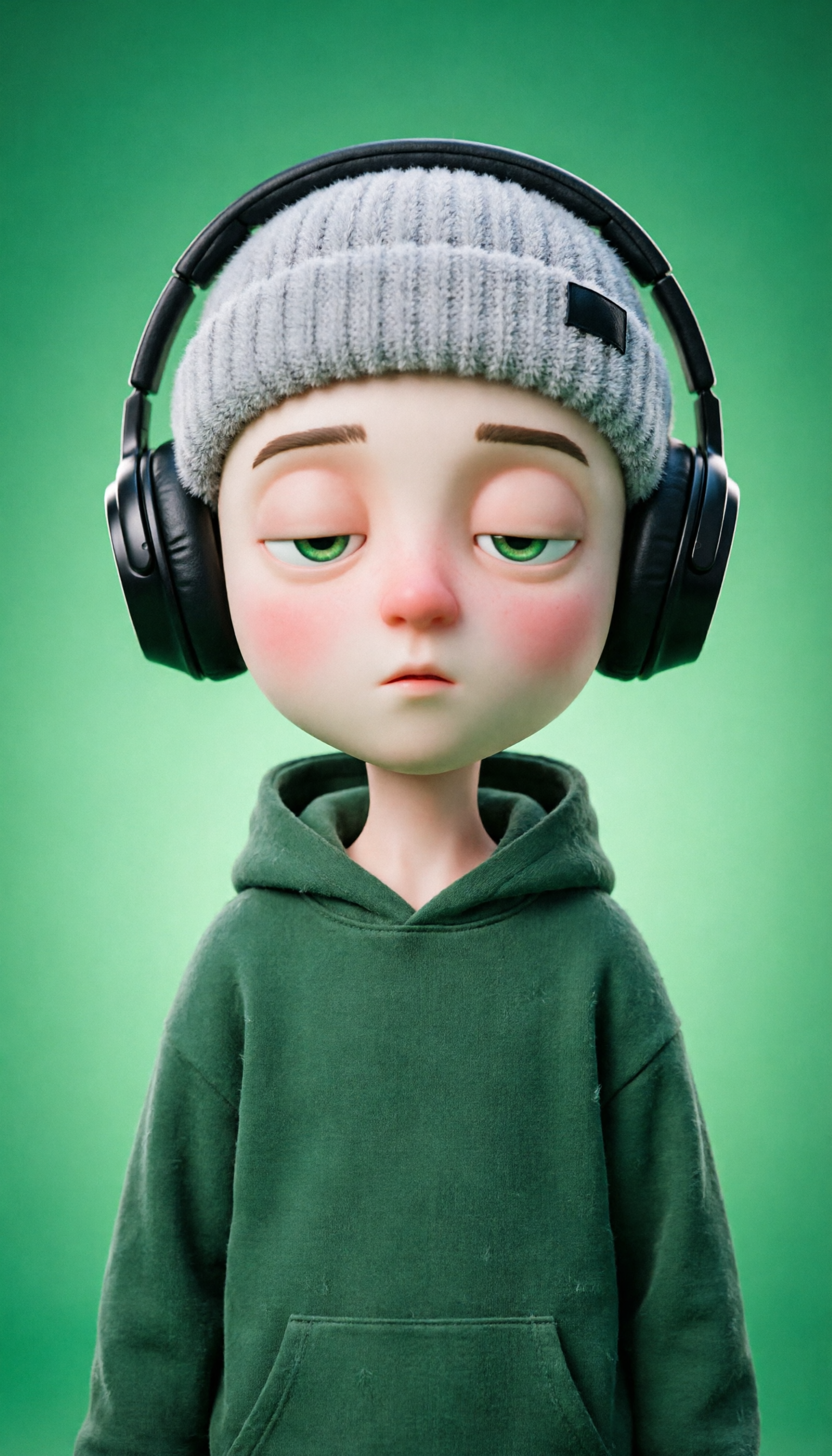 Sleepy Headphone Boy